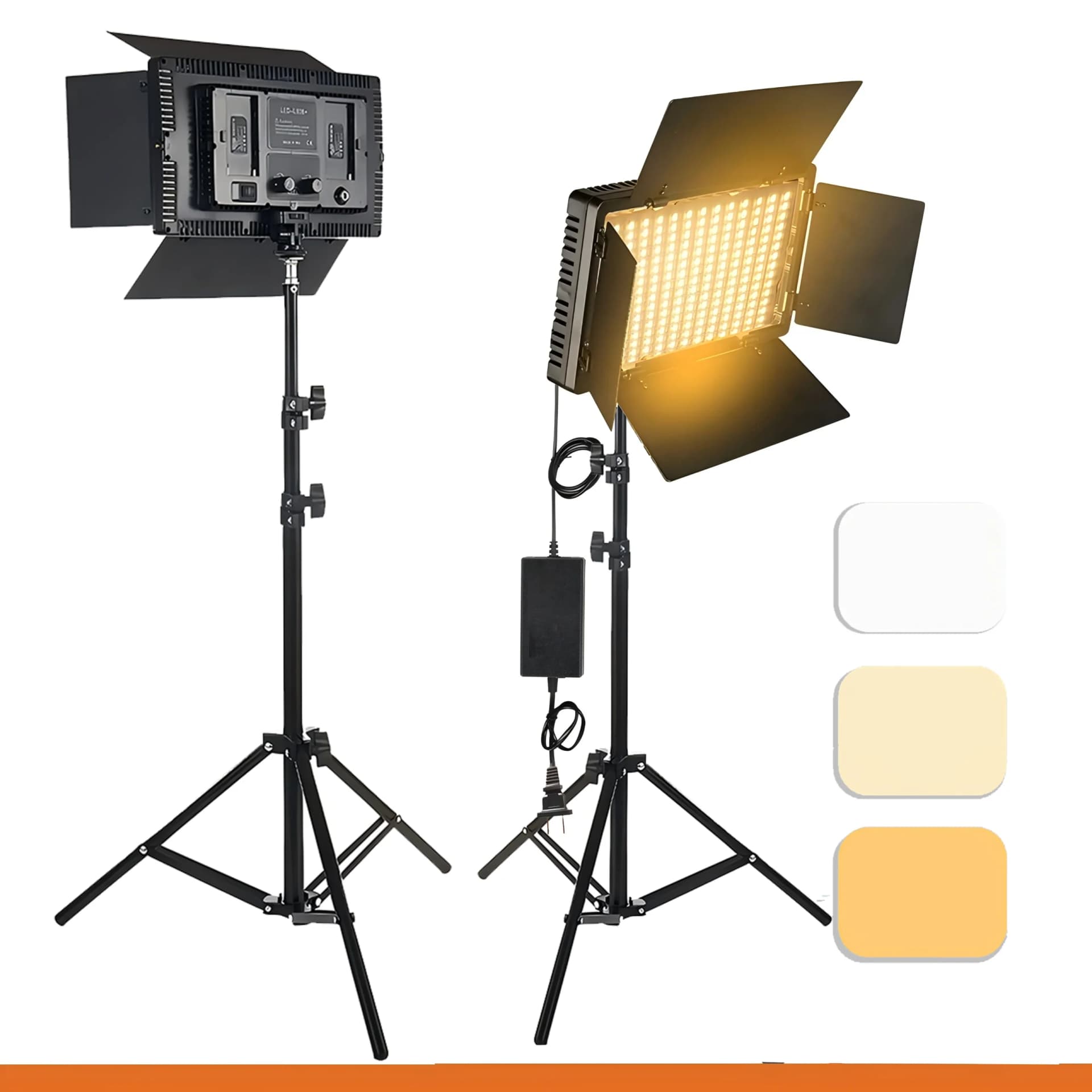 LED Photo Studio Light Video Studio Light With Dimmable for Game Live Video Lighting Portable Video Recording Photography Lamp