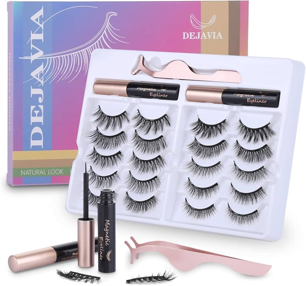 Magnetic Eyelashes with Magnetic Eyeliner Set